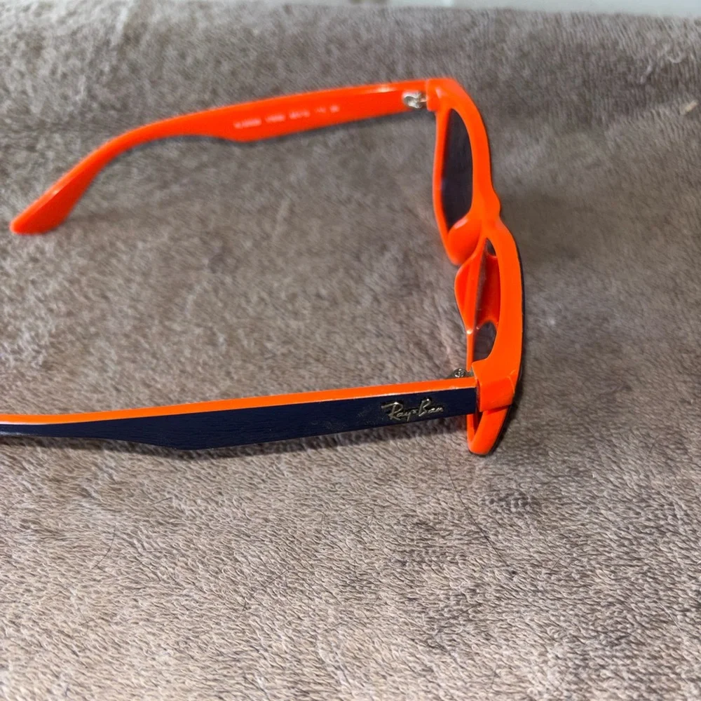 Ray-Ban Wayfarer kids navy/orange RJ9052S sunglasses